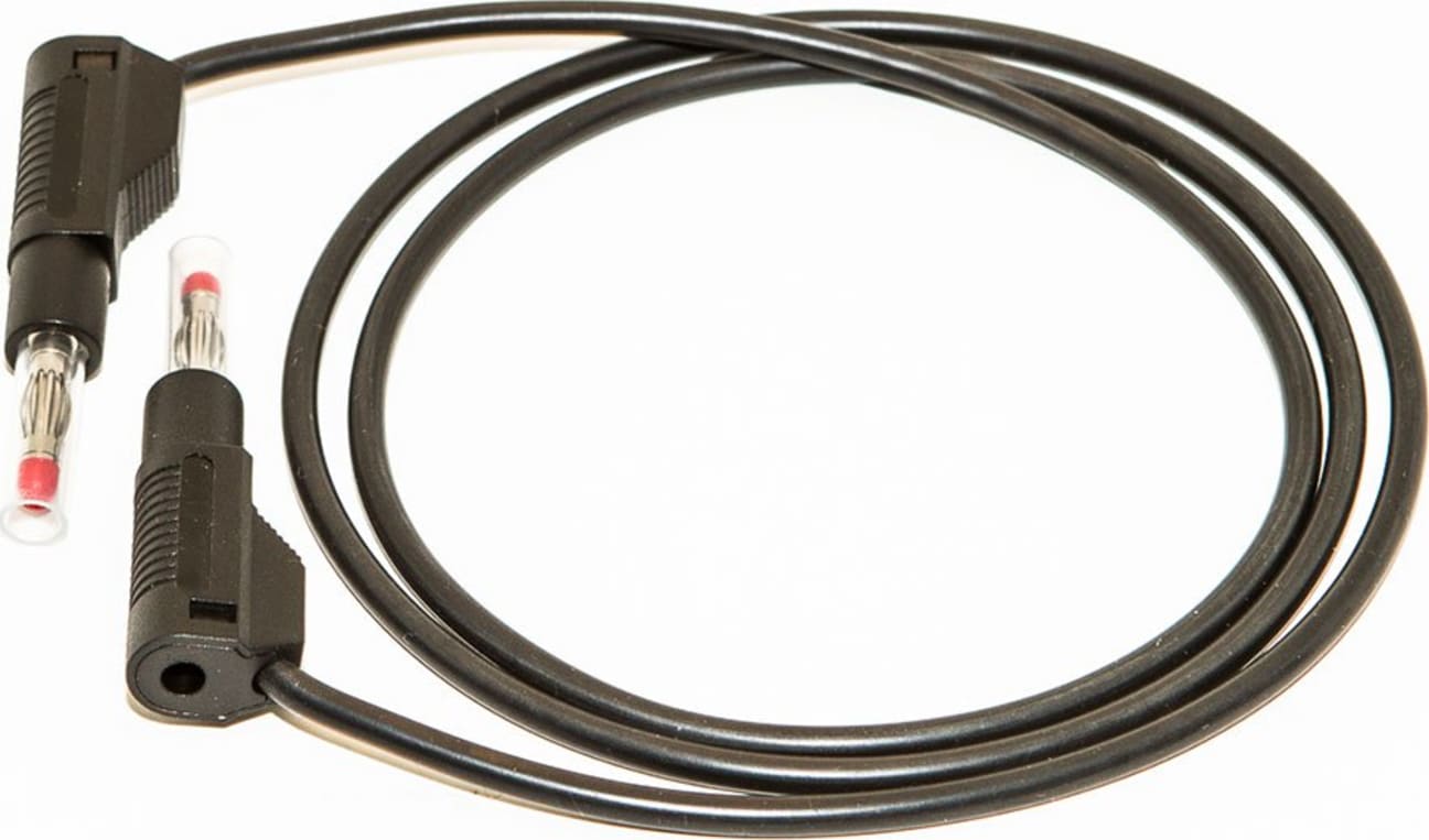 Mueller Electric BU-P4911B-60-0 Retractable, Stackable Banana Test Lead Black