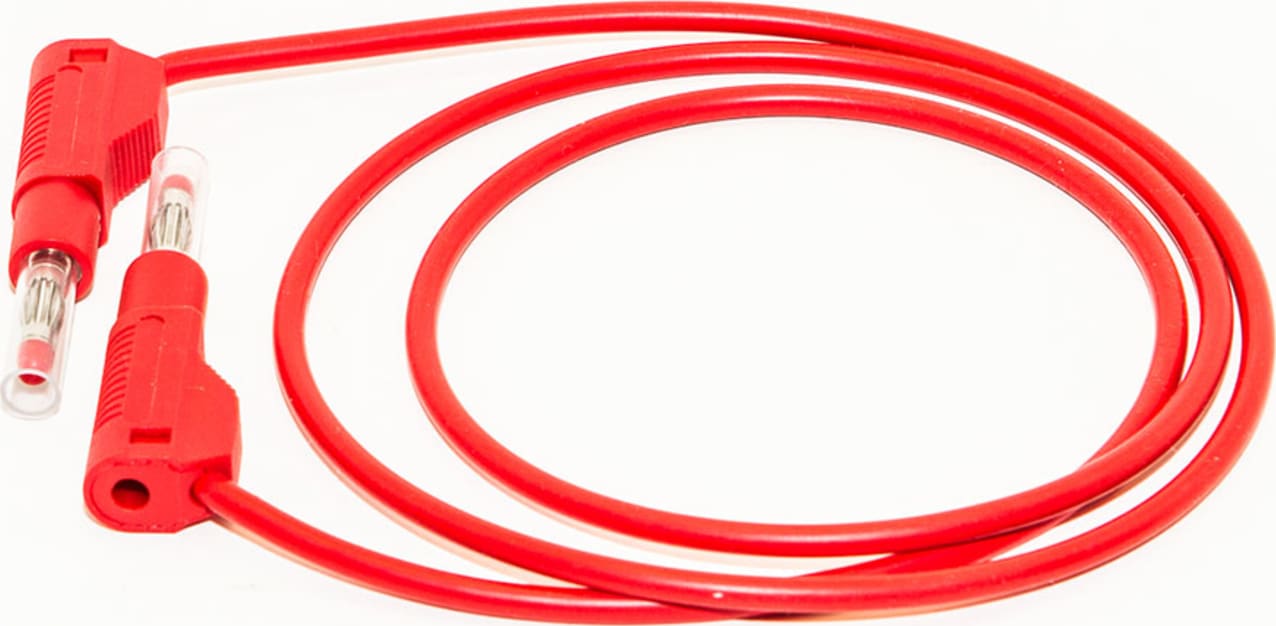 Mueller Electric BU-P4911B-36-2 Retractable, Stackable Banana Test Lead Red