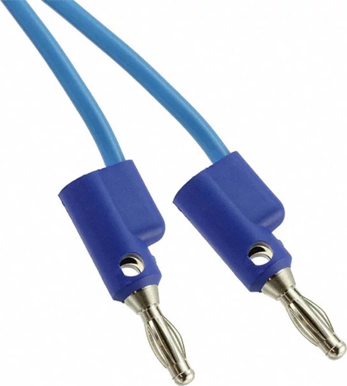 Mueller Electric BU-PB48-6 Test Lead, Stackable Banana Plugs on Each End Blue