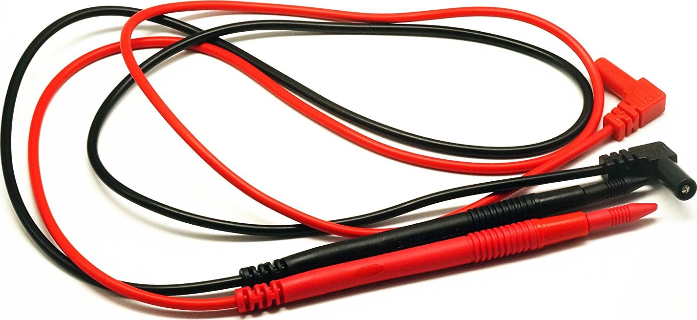 Mueller Electric 619-R Needle Tip Flexible Probe STD Plug Red-Black-Rubber