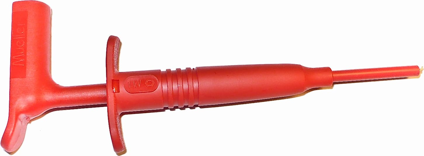 Mueller Electric BU-20432-2 Red Right Angle Insulated Plunger Clamp Clip