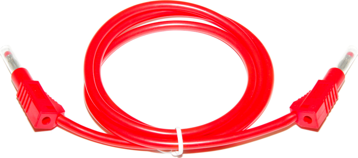 Mueller Electric BU-2323-10-36-2 Red Coolflex45 Test Lead Retractable Bananas at Both Ends