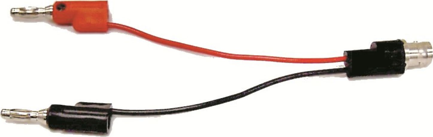 Mueller Electric BU-5220-A-4-0 Test Lead, BNC to 4mm Banana Plugs