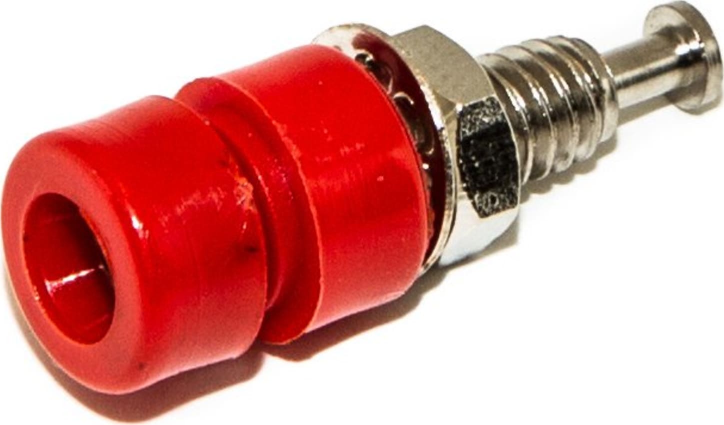 Mueller Electric BU-P2142-2 Mini Banana Jack, Red 10PK