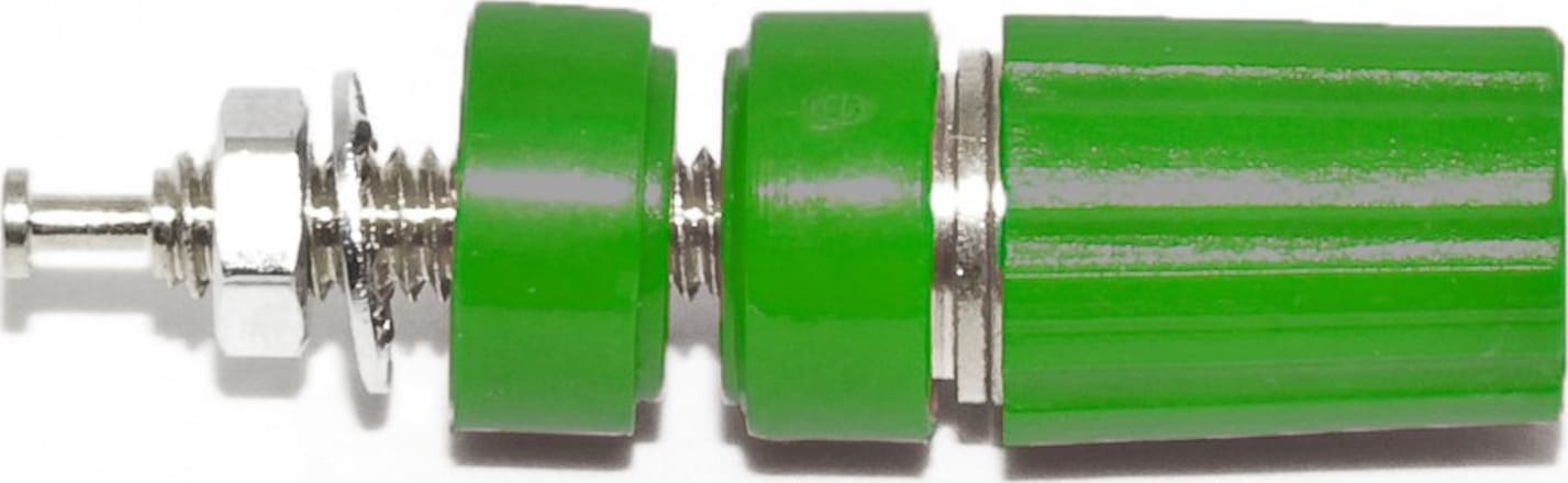 Mueller Electric BU-P3760-5 Green Nickel Plated Binding Post