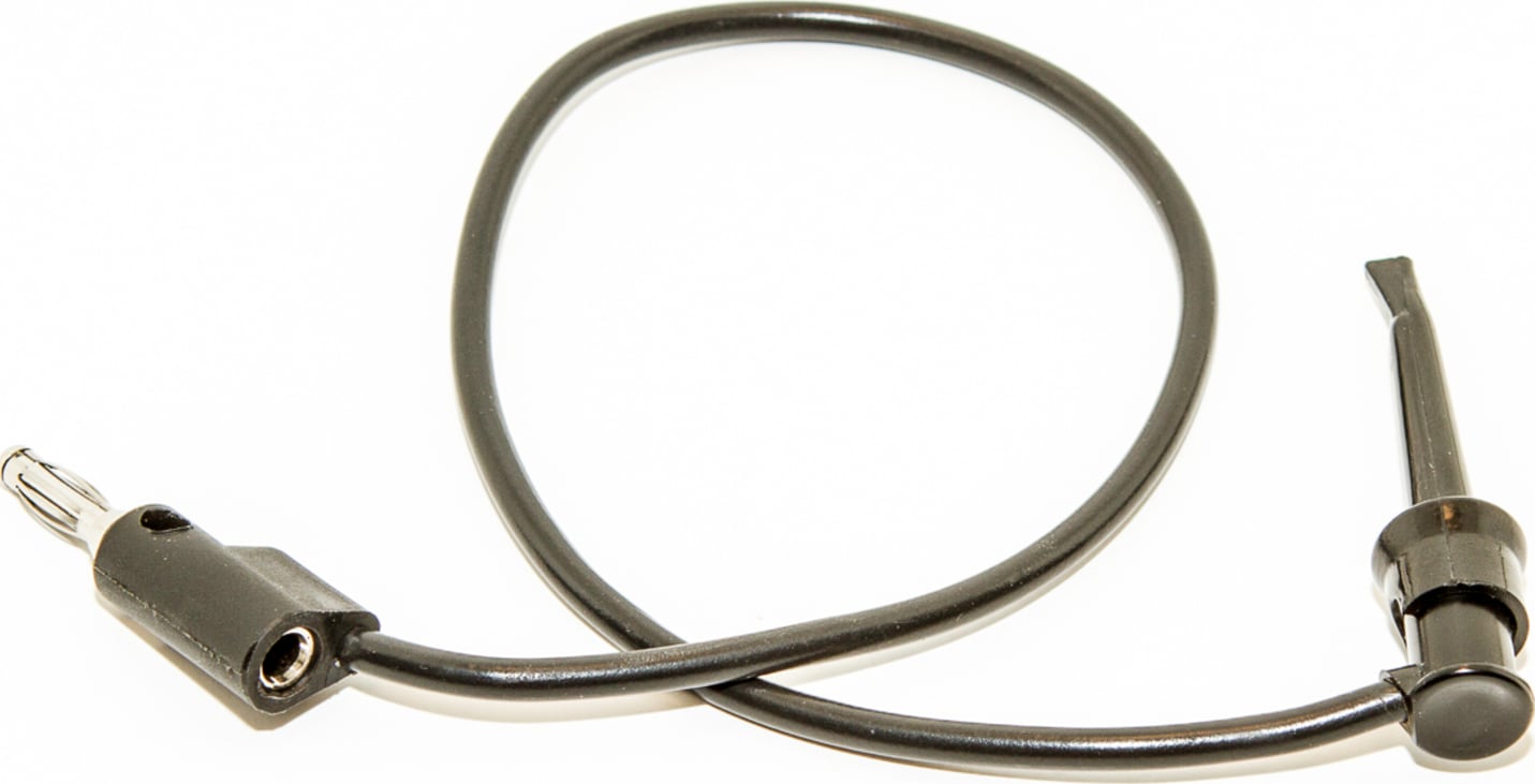 Mueller Electric BU-P3782-24-0 Black Test Lead Stackable Banana Plug