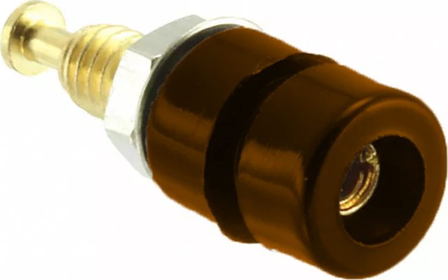 Mueller Electric BUP3542-1 Pin Tip Jack, Brown 10PK