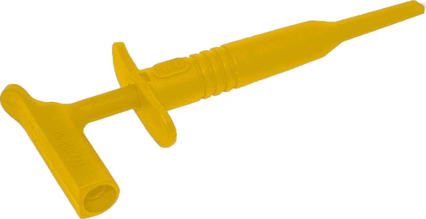 Mueller Ellectric BU-20431 Yellow Right Angle Insulated Plunger Hook Clip