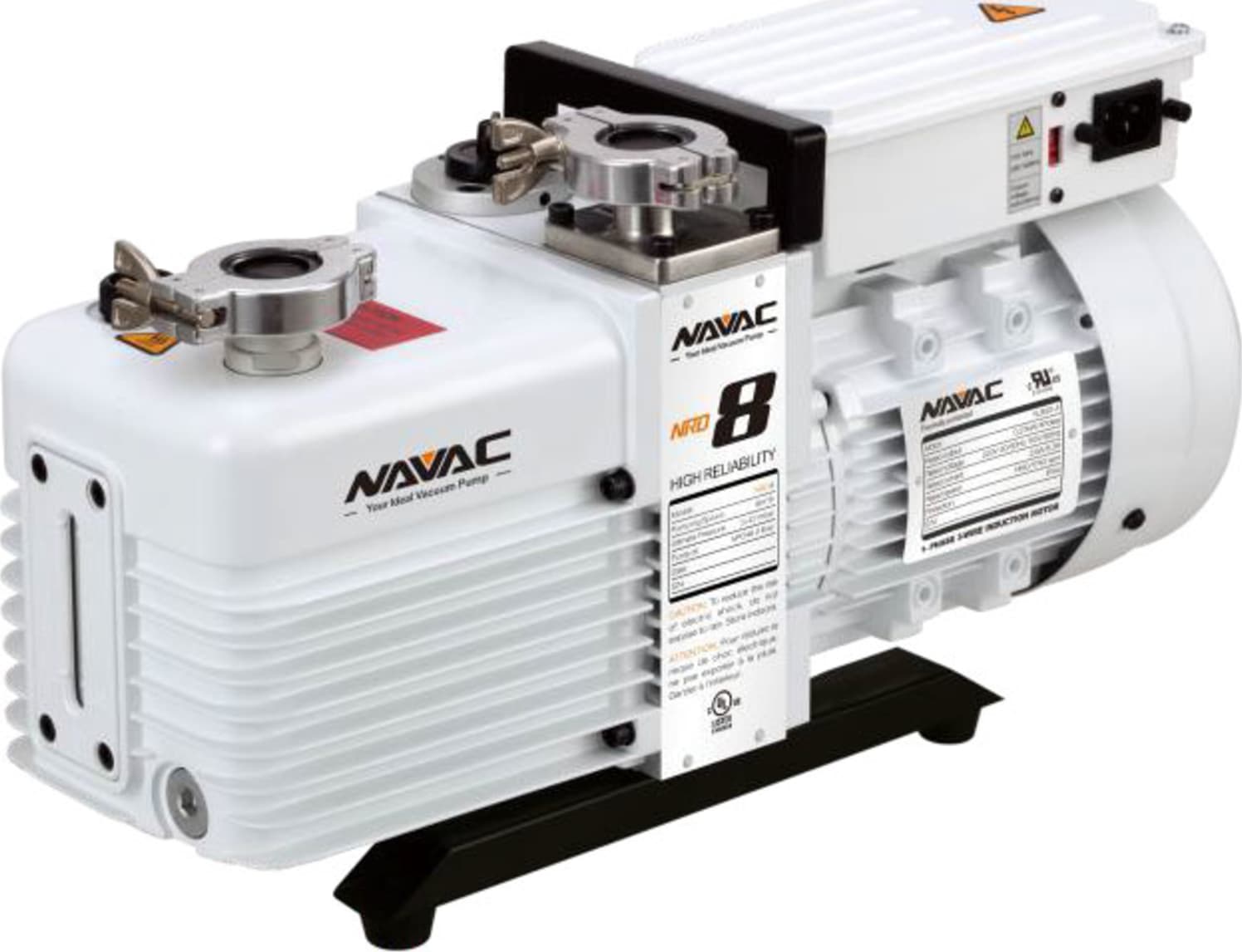 NAVAC NRD8M - Dual Stage Rotary Vane Vacuum Pump (Mild Corrosion Resistant)