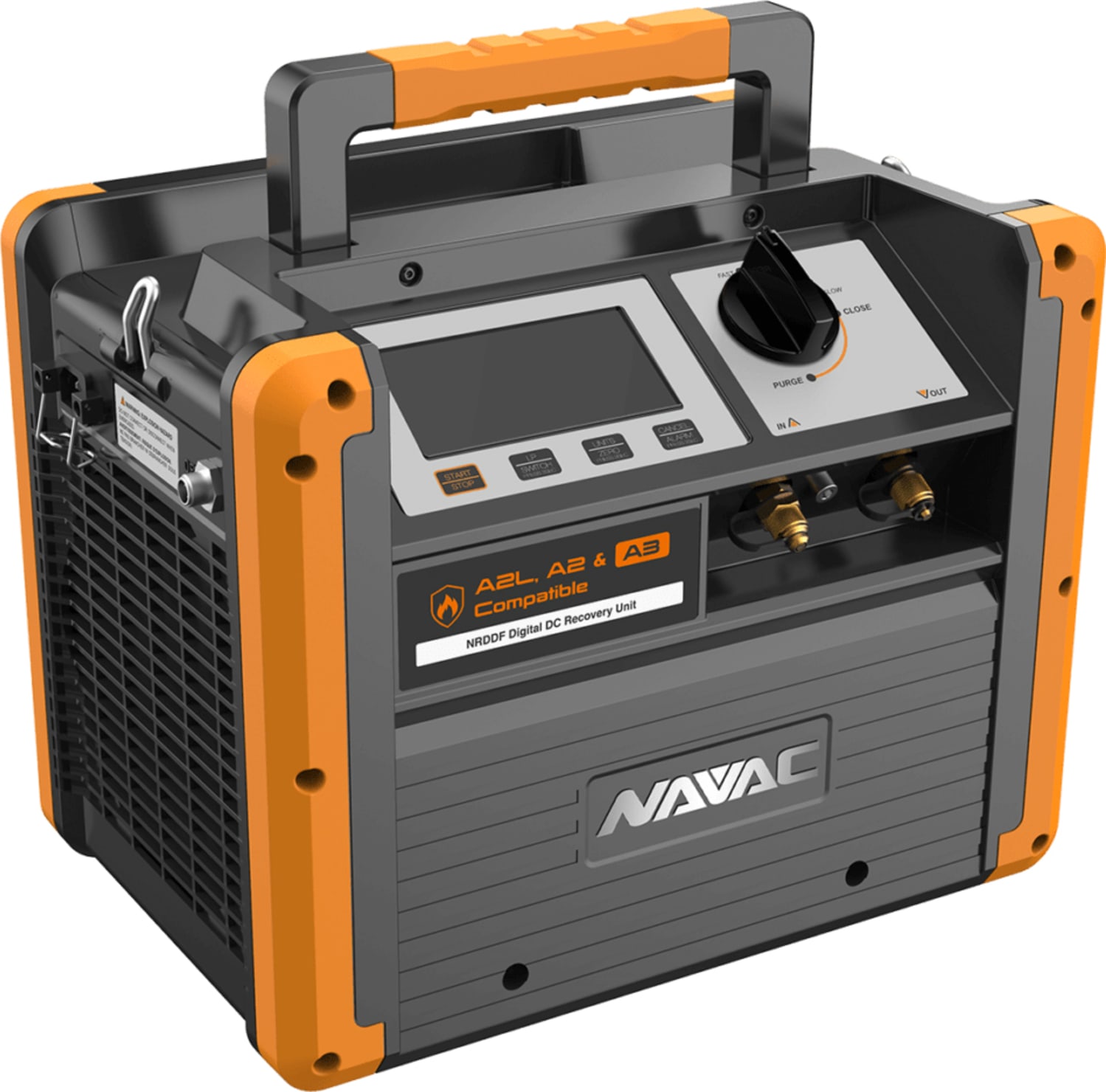 NAVAC NRDDF Recovery Unit for Flammable Refrigerants Color Black