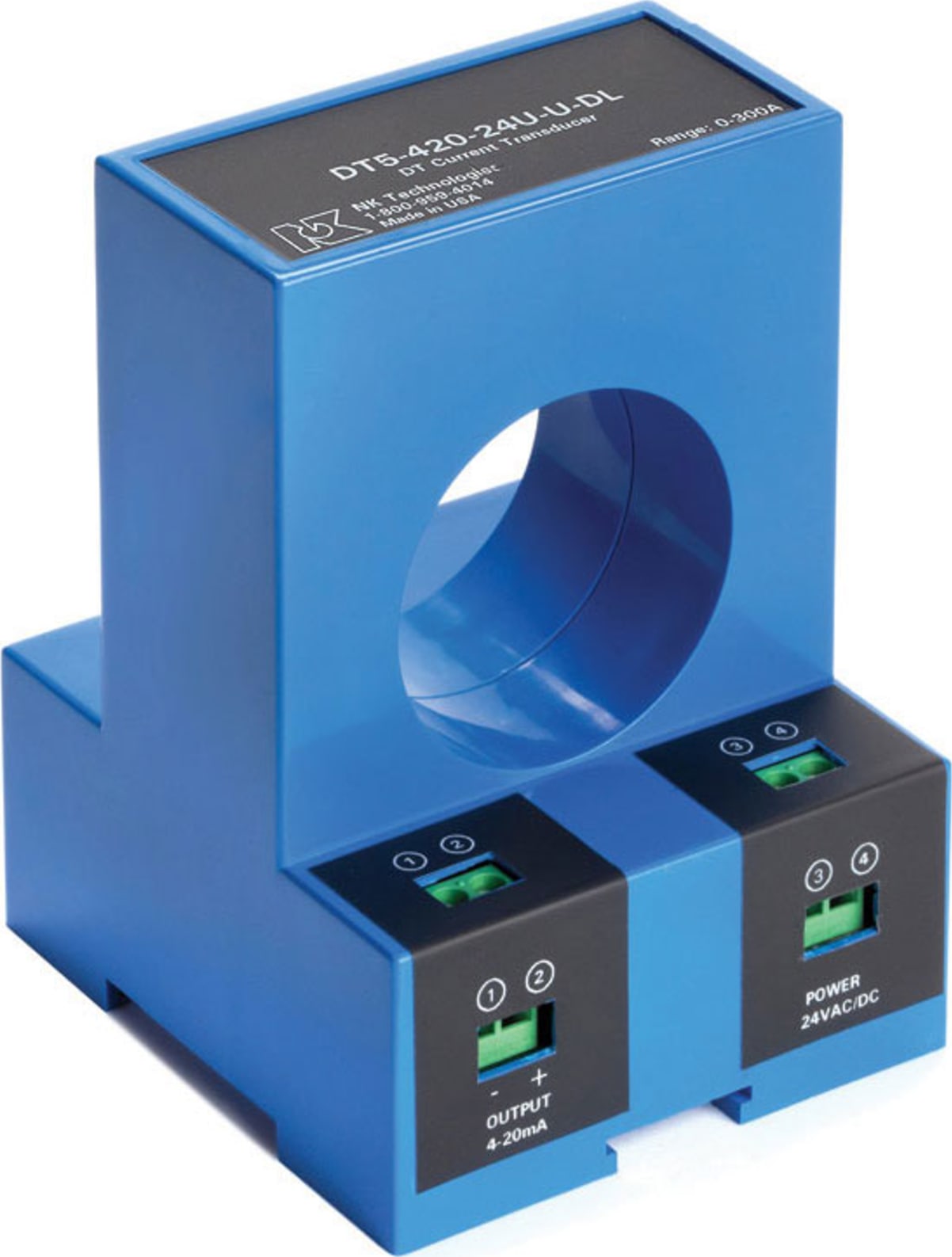 NK DT5-420-24U-BP-DL Large Aperture DC Current Transducers