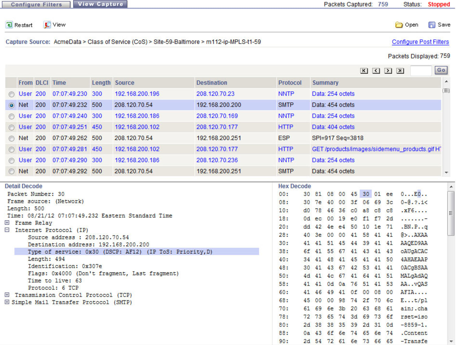NetScout 01613 Select Traffic Capture License