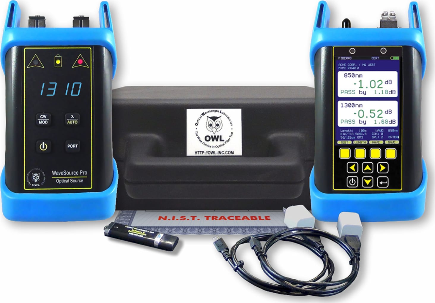 OWL KF7VSV Fiber OWL 7V / WaveSource Pro SM VFL