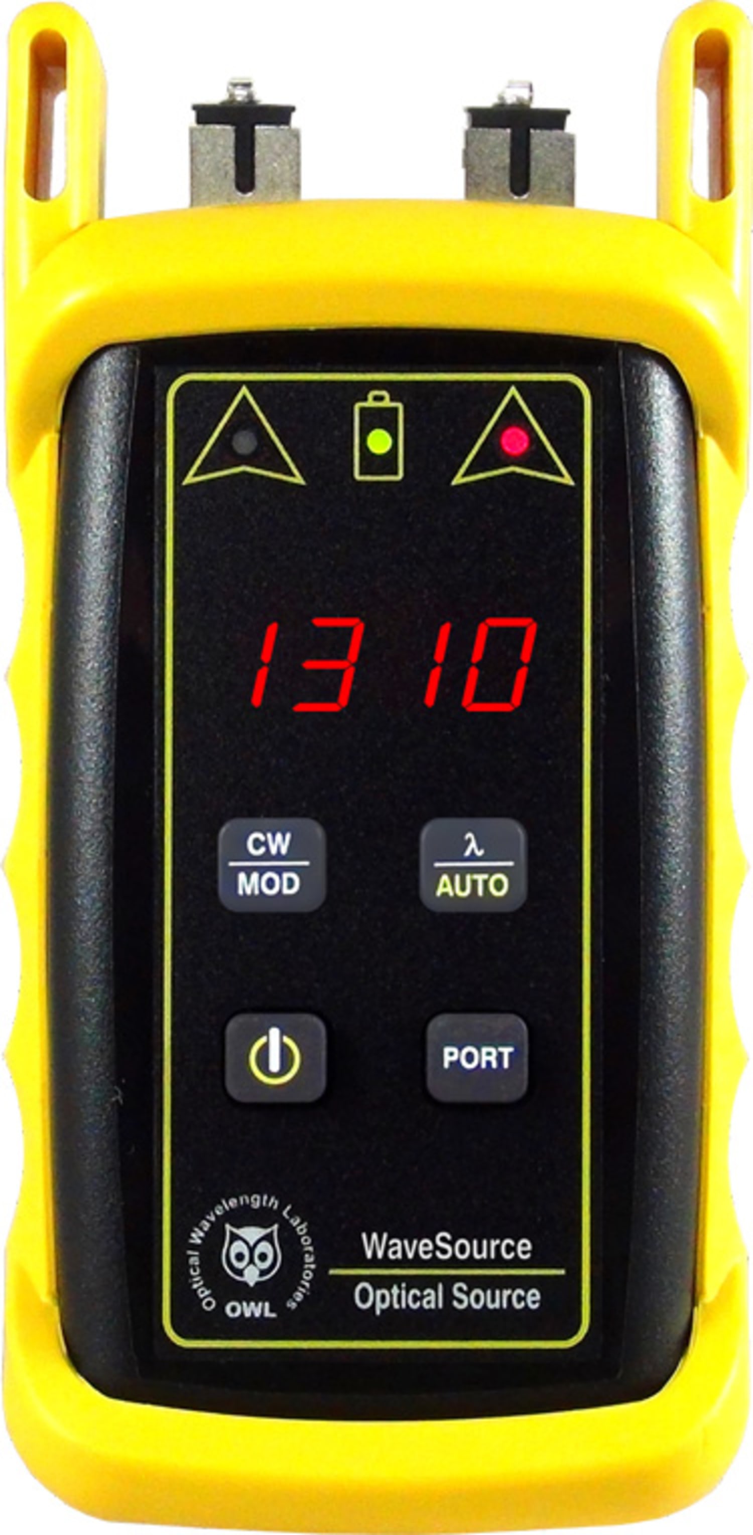 OWL WS-VSDSC WaveSource Dual SM Laser Source (1310 / 1550 nm) with integrated VFL