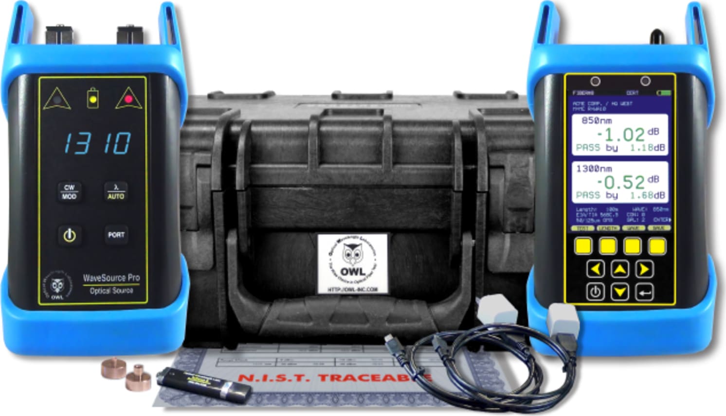 OWL IS-KIT-Q - Installer Series Quad Multimode and Singlemode Certification Test Kit