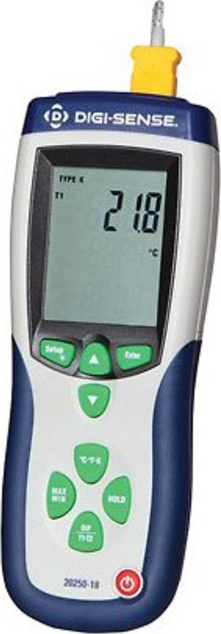Oakton WD-20250-18 Digi-Sense Professional 1-Input Thermocouple Probe Thermometer, Type K, NIST Traceable Cal