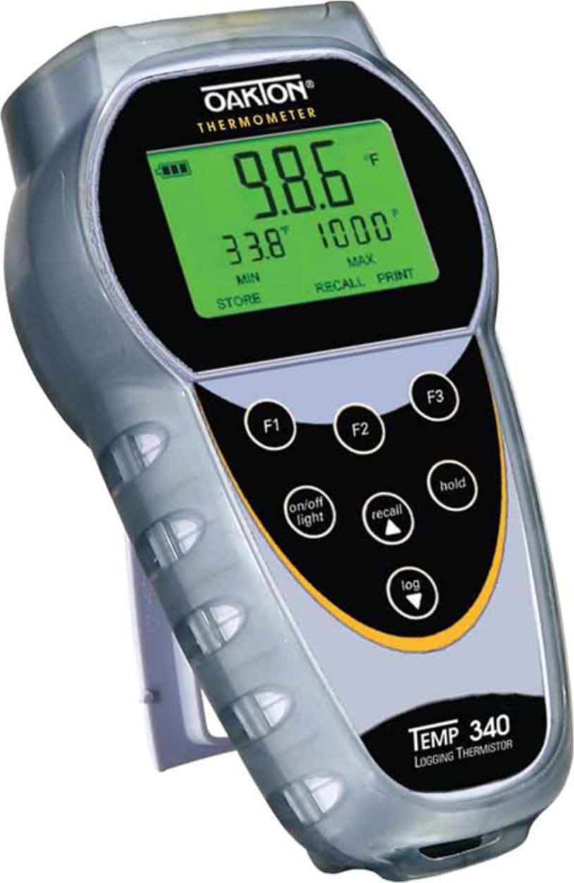Oakton WD-35426-50 Temp-340 Thermistor Datalogging Thermometer 