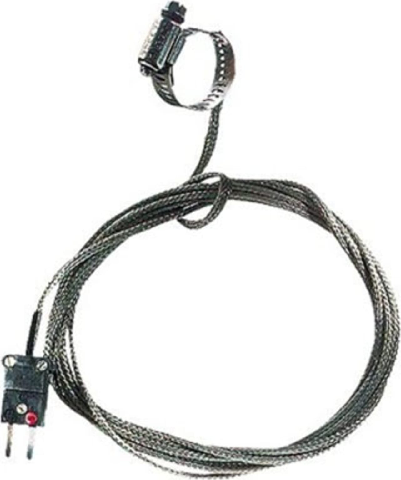 Oakton WD-08469-2x Dia. 0.44-1.00" Hose Clamp Surface Thermocouple Probe with SS Cable