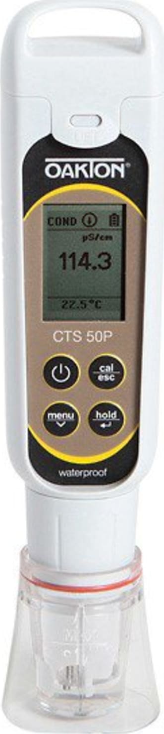 Oakton WD-35634-55 CTSTestr 50P Pin Style Waterproof Pocket Conductivity/TDS/Salinity Tester
