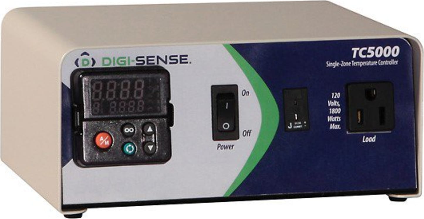 Oakton WD-36225-64 Digi-Sense Benchtop 1-Zone Temperature Controller, RTD, 120V-15A
