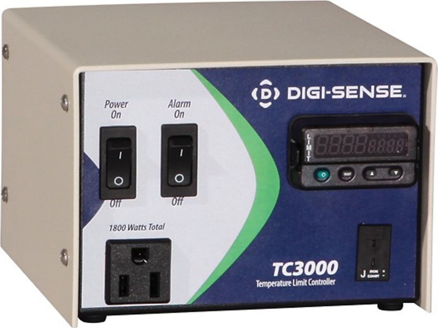 Oakton WD-36225-79 Digi-Sense 1-Zone Temperature Controller, Limit-Alarm, RTD, 120V-15A