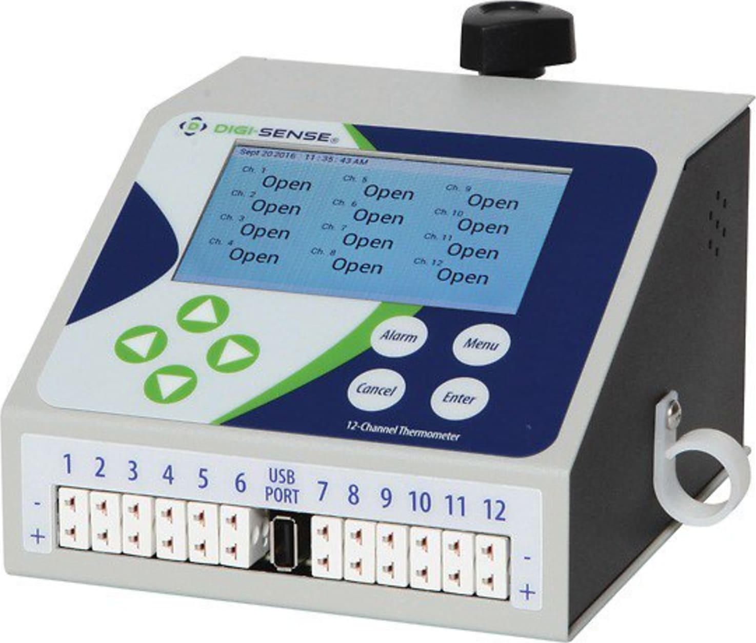 Oakton WD-92000-01 Digi-Sense 12 Channel Scanning Data Logging Benchtop Thermocouple Thermometer