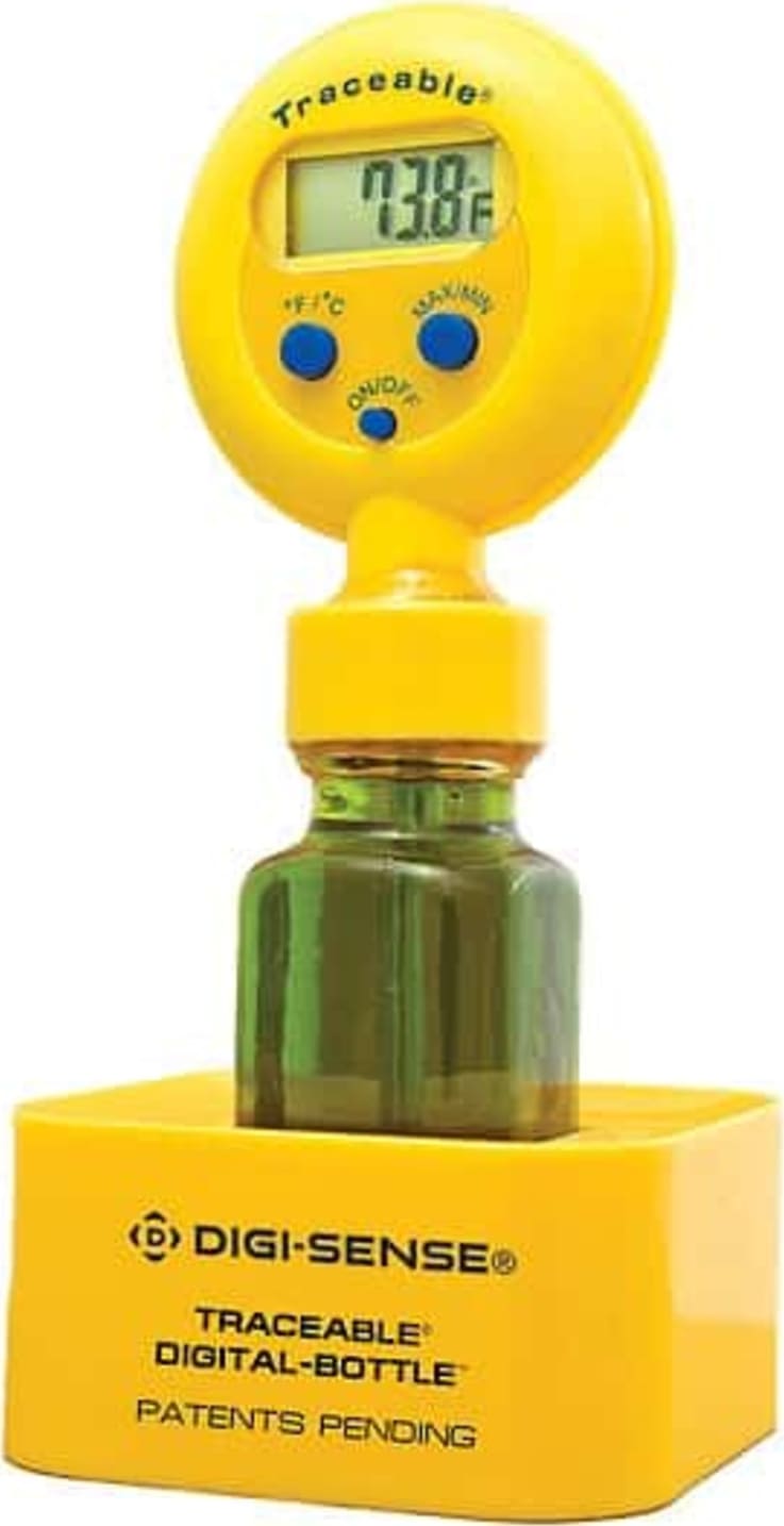 Oakton WD-94460-56 Digi-Sense Waterproof Digital-Bottle Thermometers