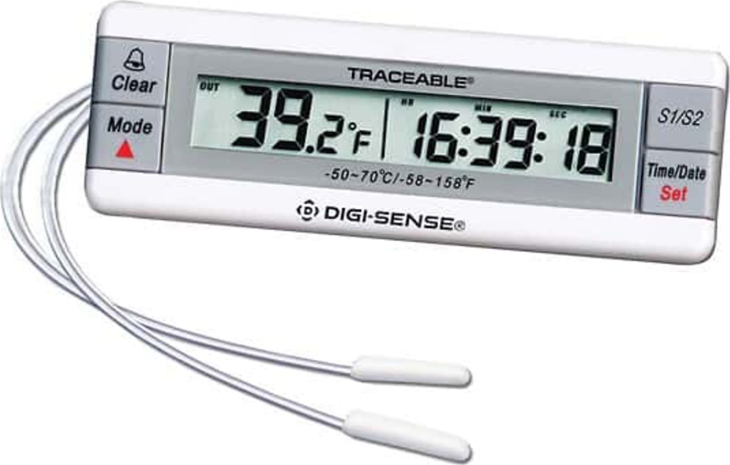 Oakton WD-94460-61 Digi-Sense Traceable Two-Channel Digital Thermometer