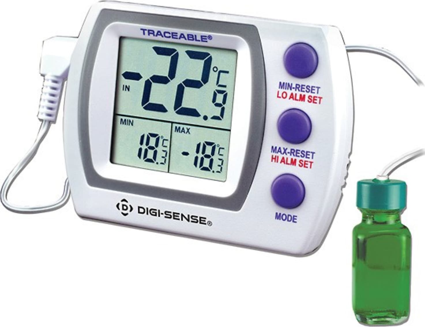 Oakton WD-94460-74 Digi-Sense Traceable Jumbo Refrigerator Freezer Thermometer