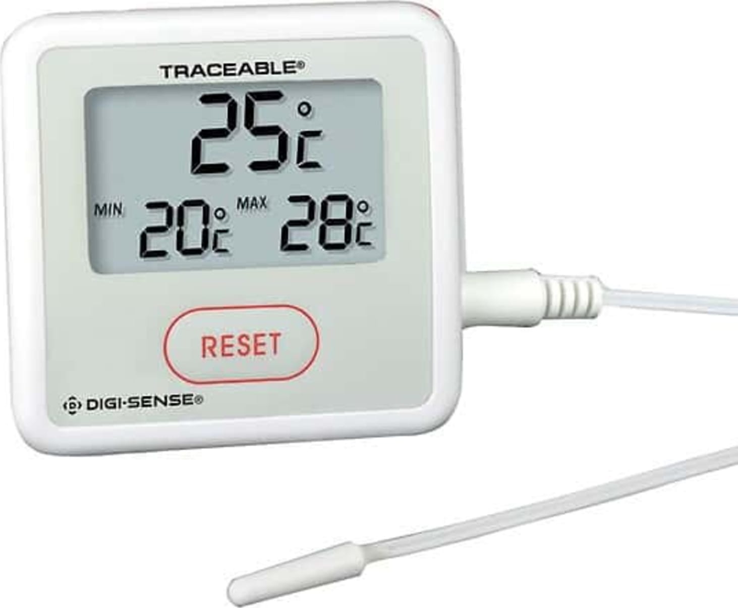 Oakton WD-94460 Digi-Sense Sentry Table Wall-Mount Thermometers with Wire Probe