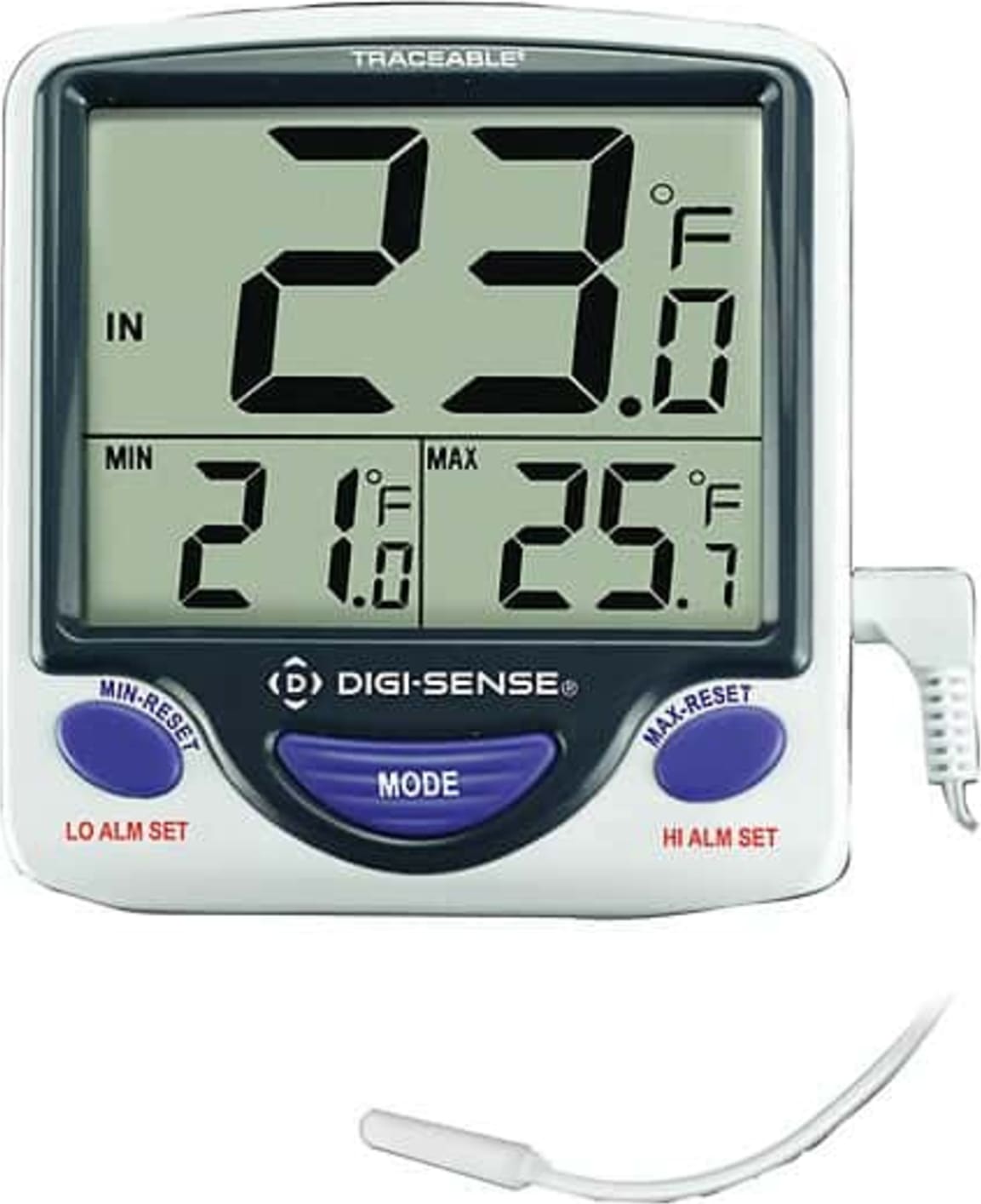 Oakton WD-94460-81 Digi-Sense Traceable Jumbo Fridge Freezer Digital Thermometer