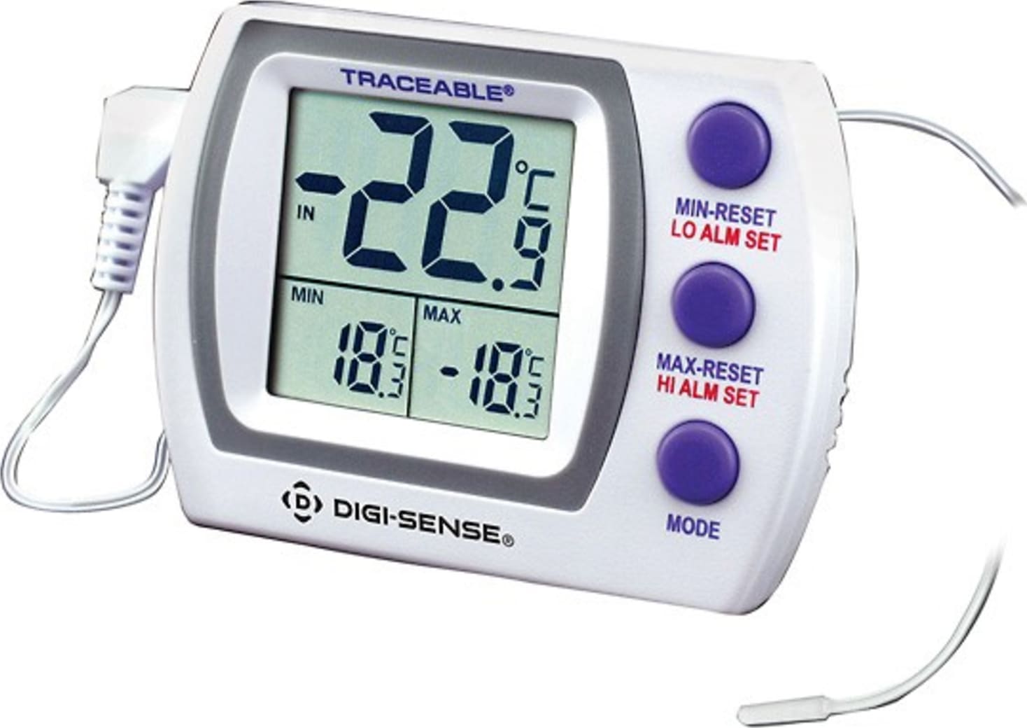 Oakton WD-94460-88 Digi-Sense Traceable Jumbo Refrigerator Freezer Thermometer