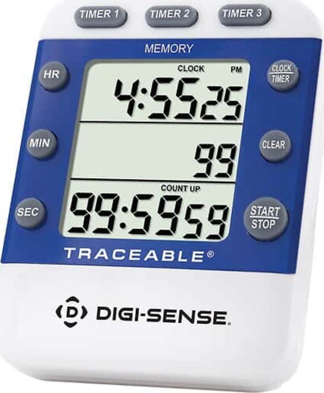 Oakton WD-94461-23 Digi-Sense Traceable Triple-Display Three-Channel Digital Timer