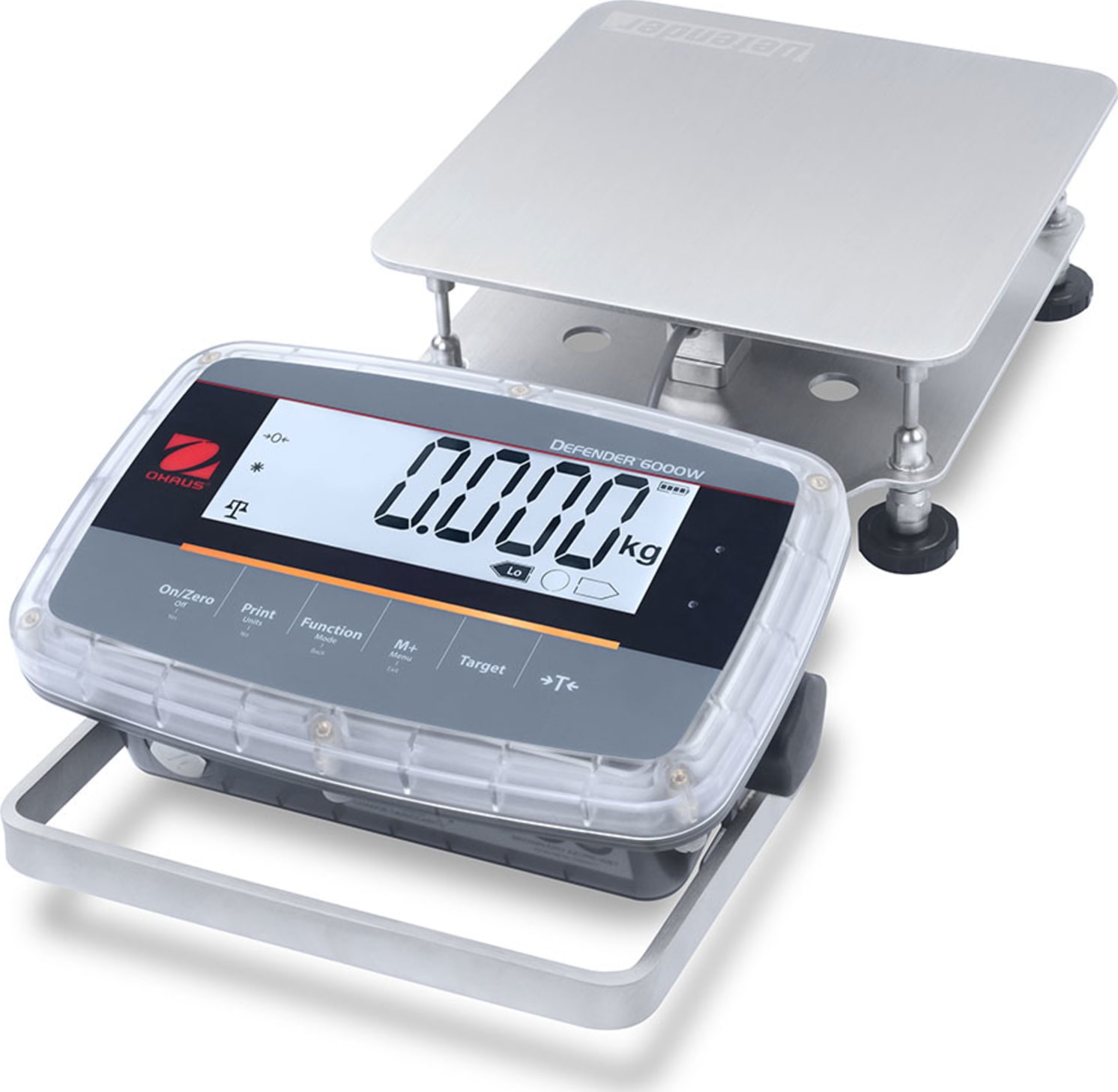 Ohaus i-D61PW25K1R5 - Defender 6000 Washdown Bench Scale - Front Mount