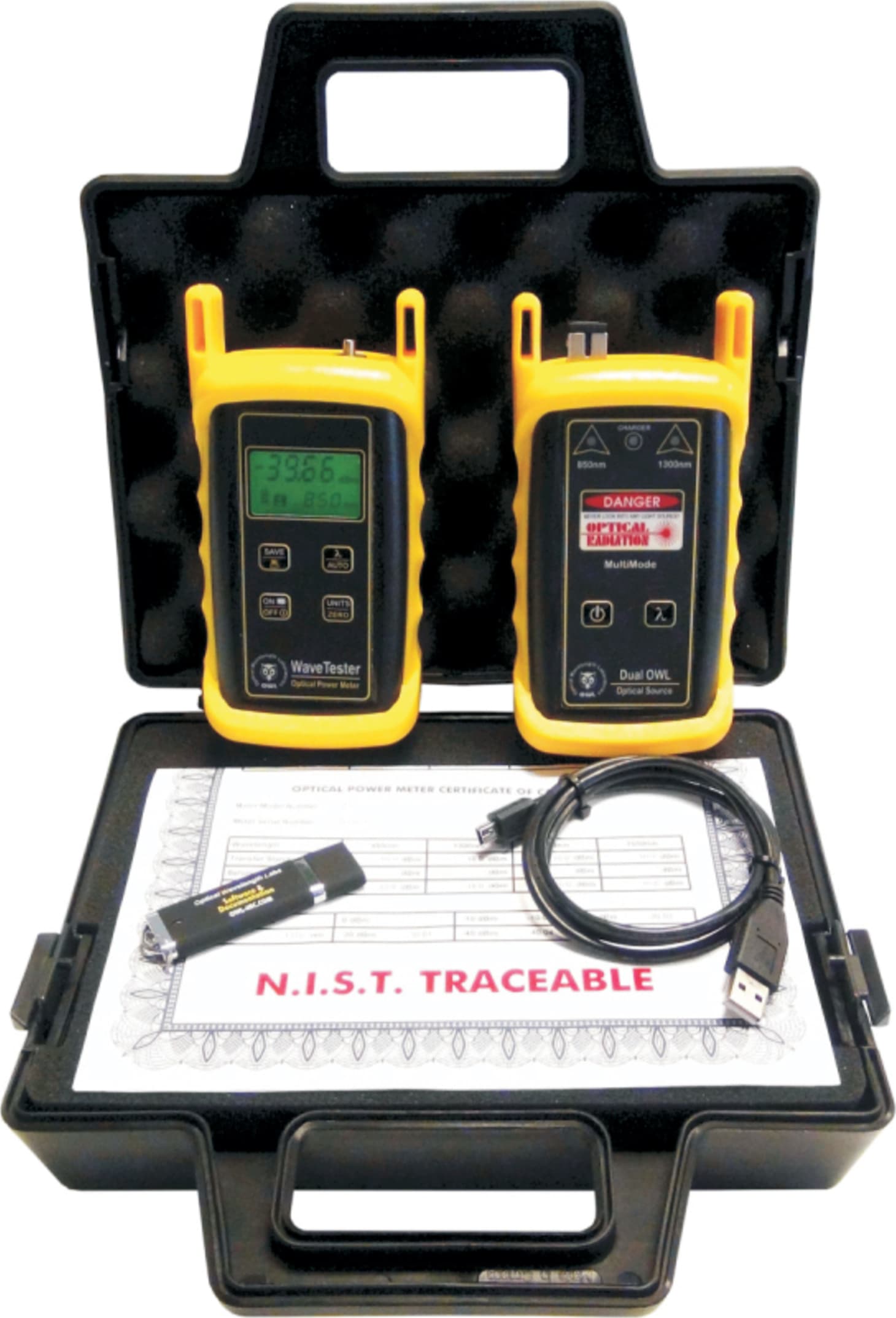 Owl WaveTester / Dual OWL 850 / Laser OWL 1310 Test Kit