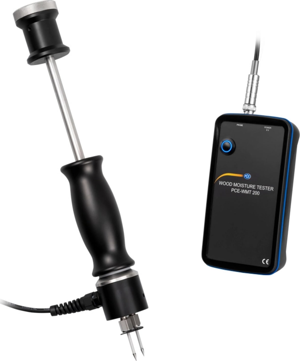 PCE Instruments PCE-WMT 200 - Moisture Meter with Ram Electrode, Bluetooth