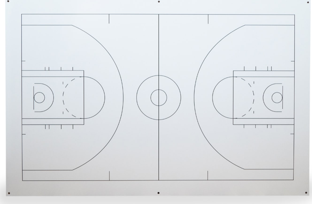 Panls Basketball4x6 - Magnetic CeramicSteel Whiteboard