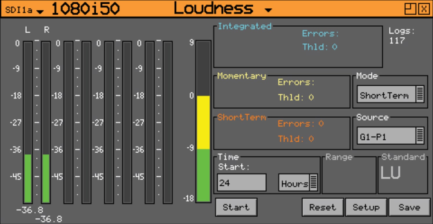Phabrix PHRXO-4LOU 4-Channel Loudness with Logging Software Option