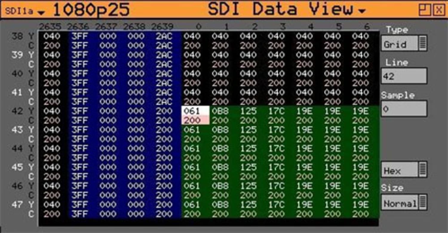 Phabrix PHRXO-SD HD/SD-SDI Data Analyzer and Ancillary Packet Analyzer with Status