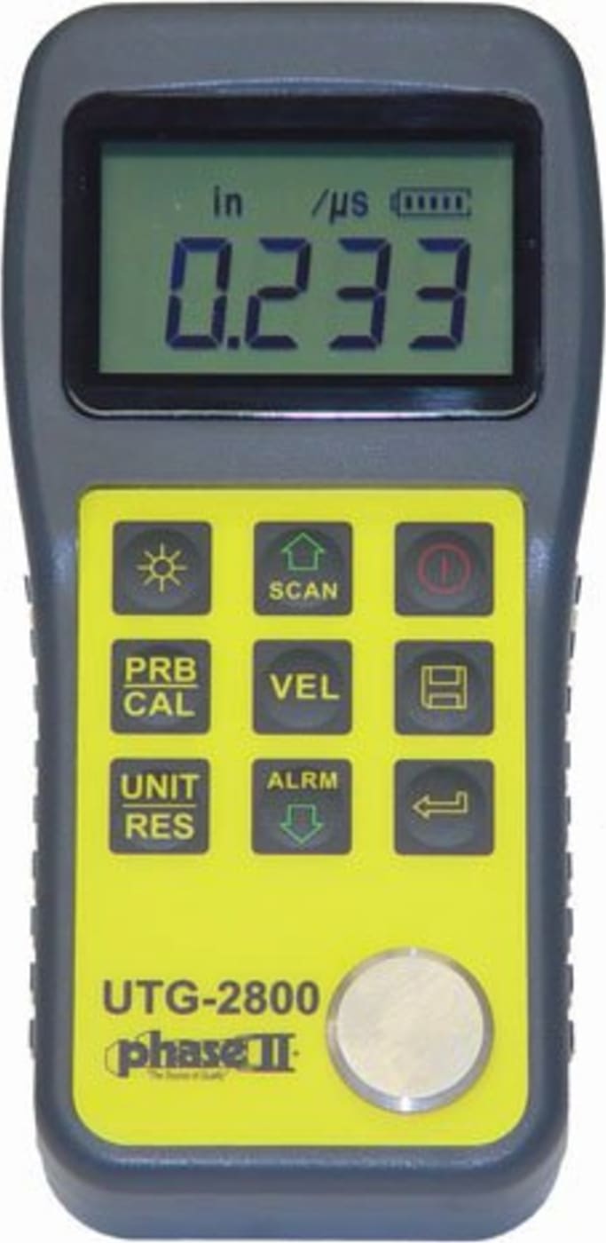 Phase II  UTG-2800 Multi-Function Ultrasonic Thickness Gauge