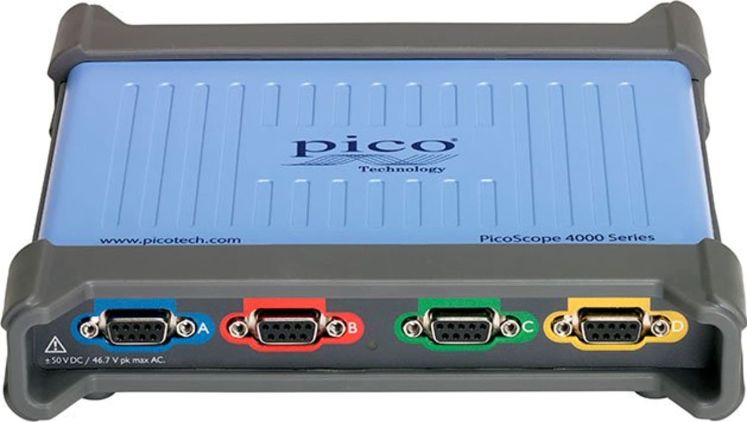 High-resolution differential USB oscilloscope