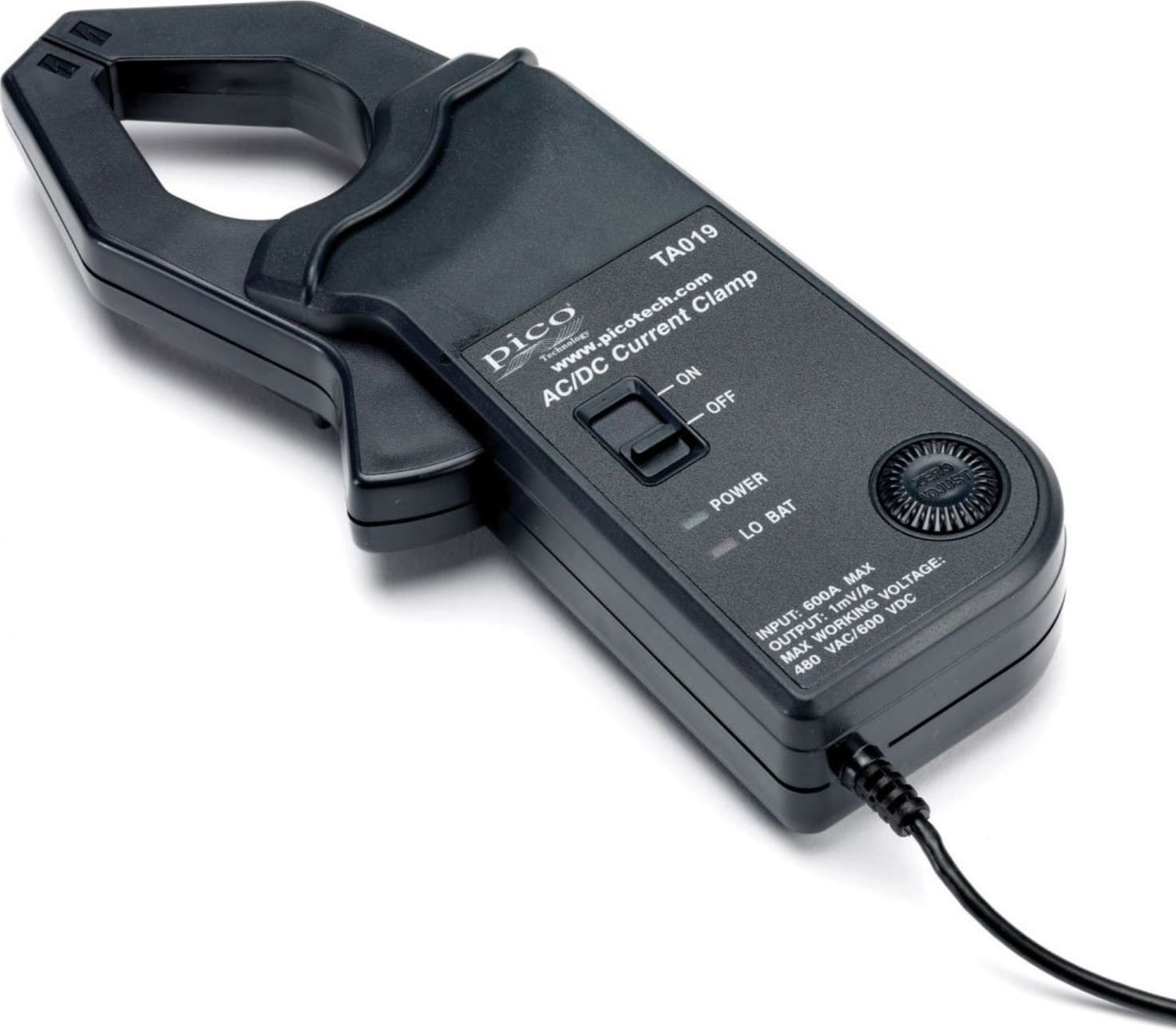 Pico TA019 600A AC/DC Current Probe, BNC Connector