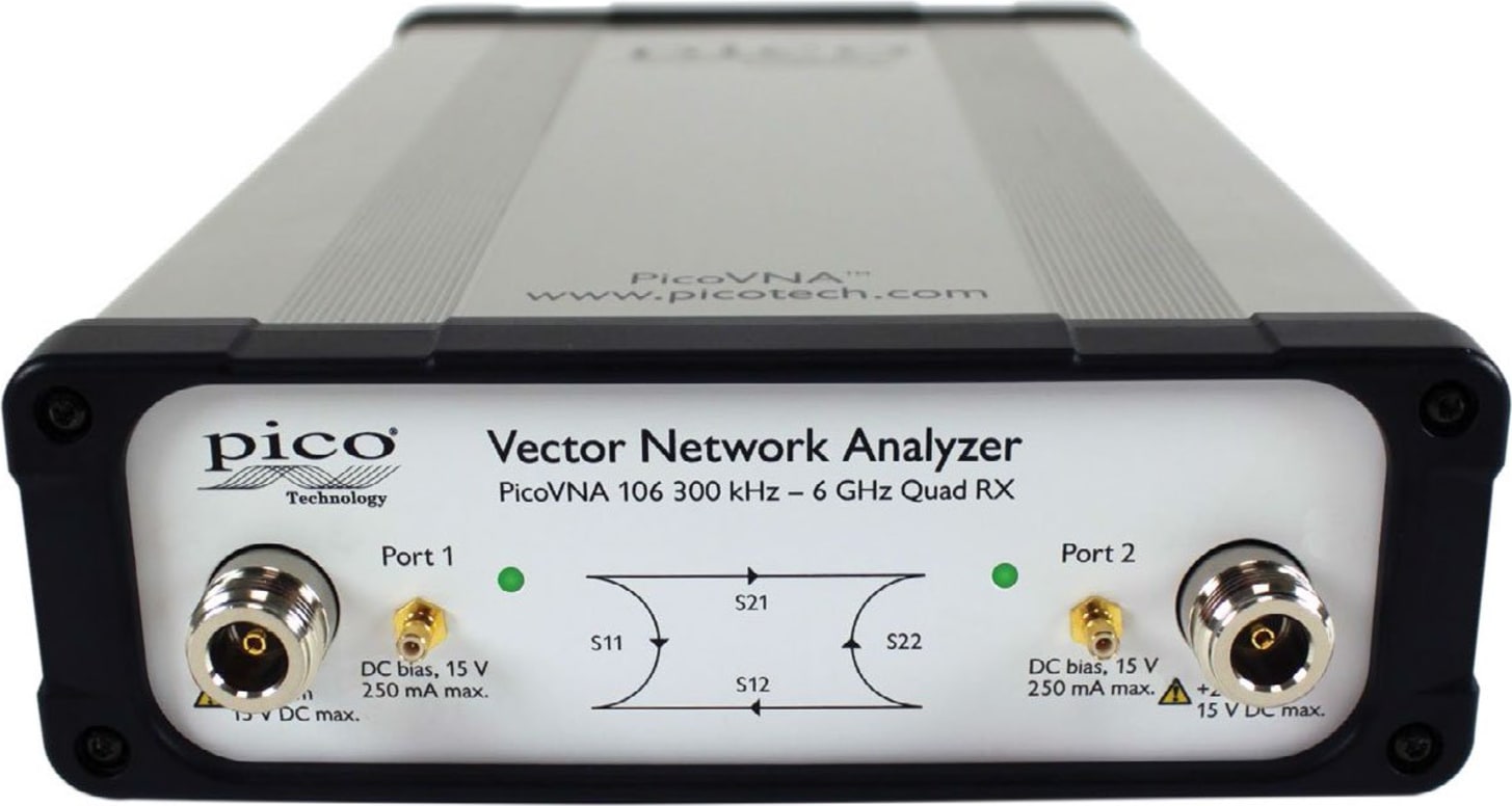 Pico VNA 106 6 GHz Vector Network Analyzer