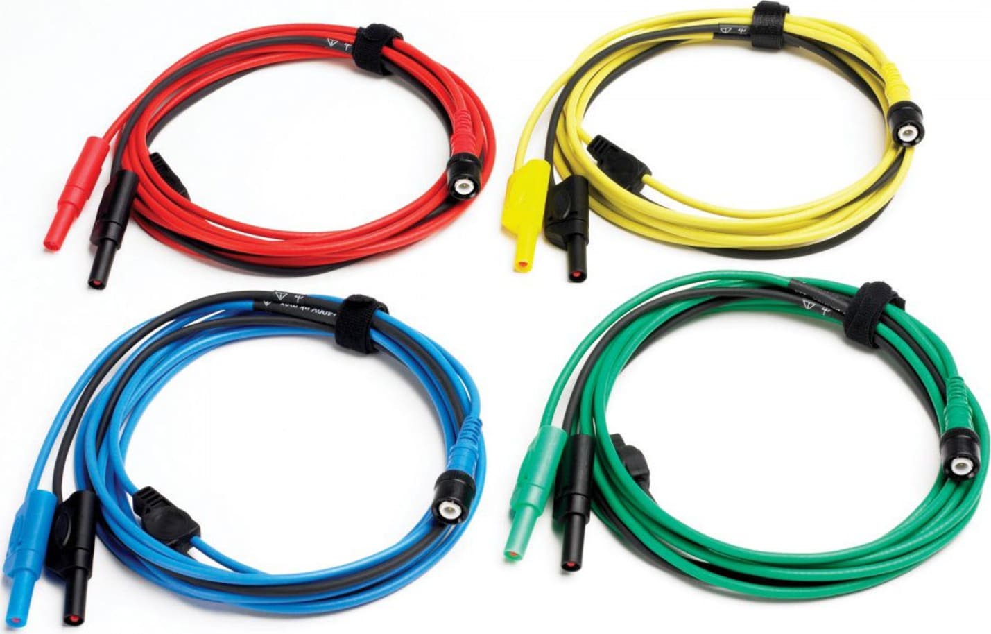 Pico PP941 Premium Test Leads: Set of Four Color Leads 5m (TA199 - TA202)