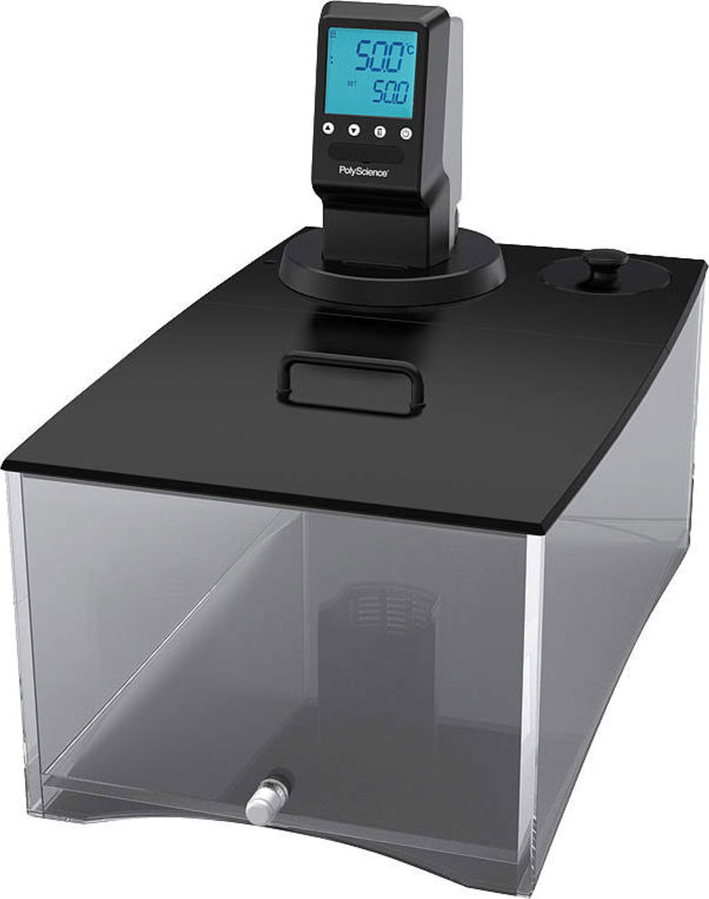 PolyScience MX28P100 28L Polycarbonate Open Bath Systems with MX Temperature Controller