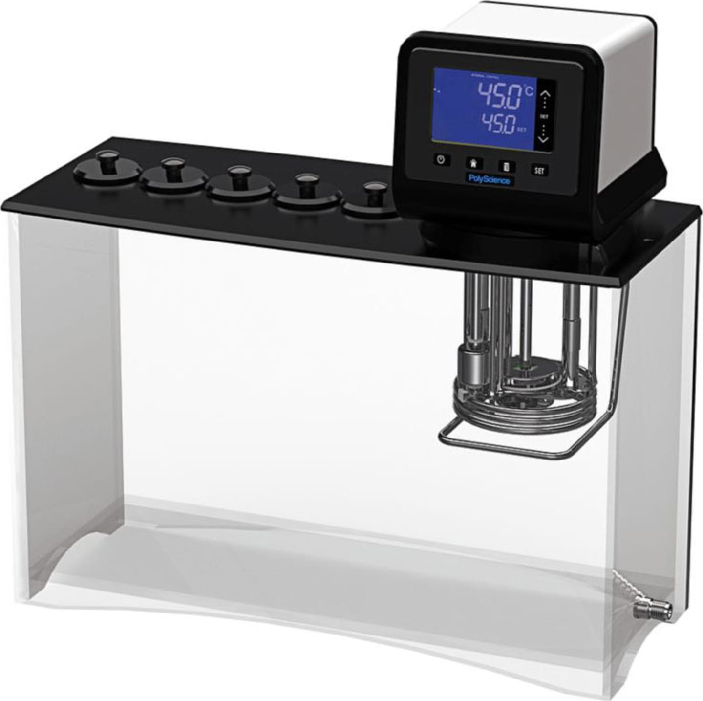 Polyscience SD29VB5R 29L Polycarbonate Viscosity Baths with Standard Digital Temperature Controller