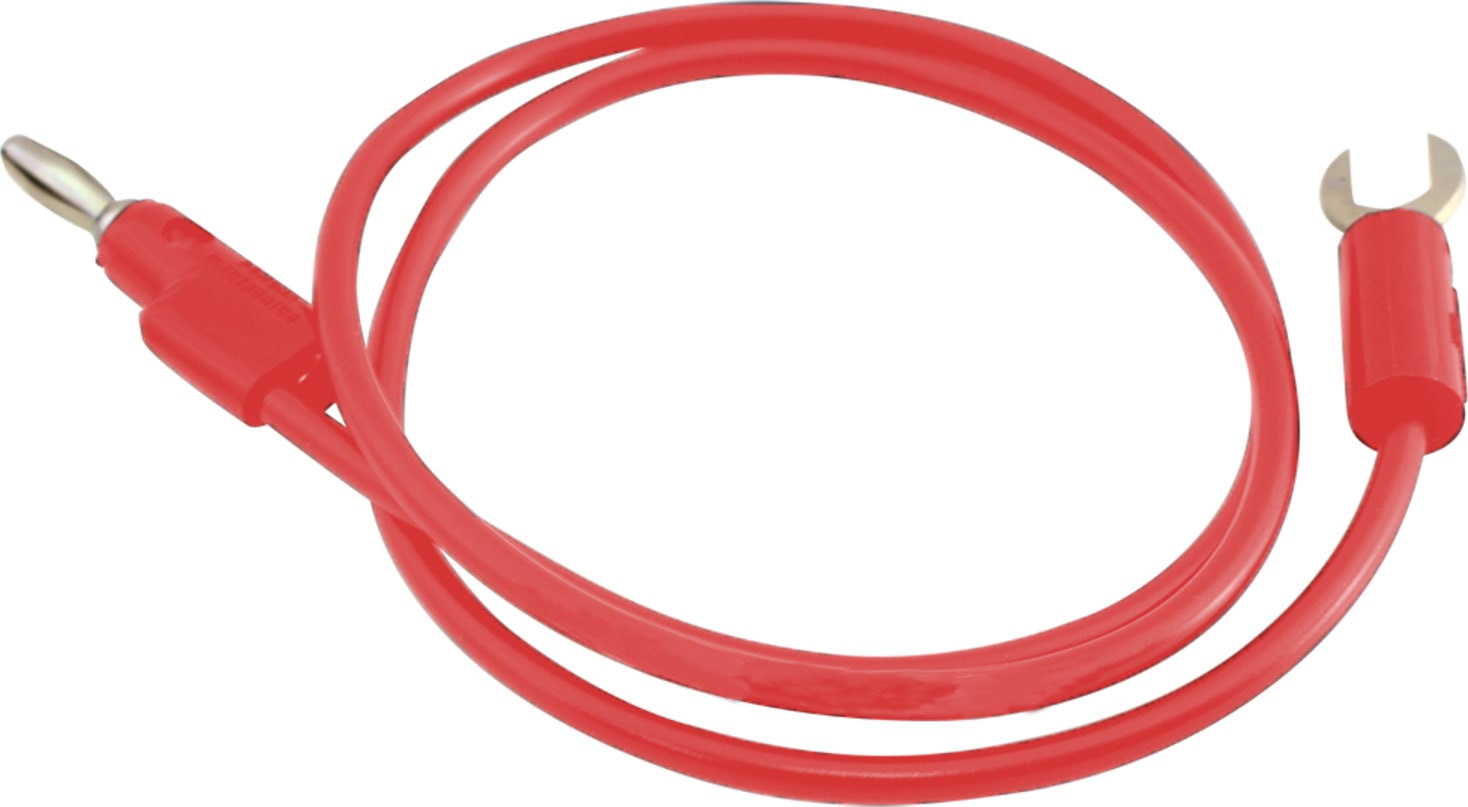 Pomona 1370-12-2 Spade Lug-Banana plug - Red