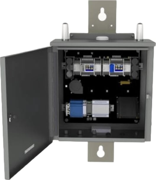 Powerside Dual Monitor Pole Mount PKG Main Image 