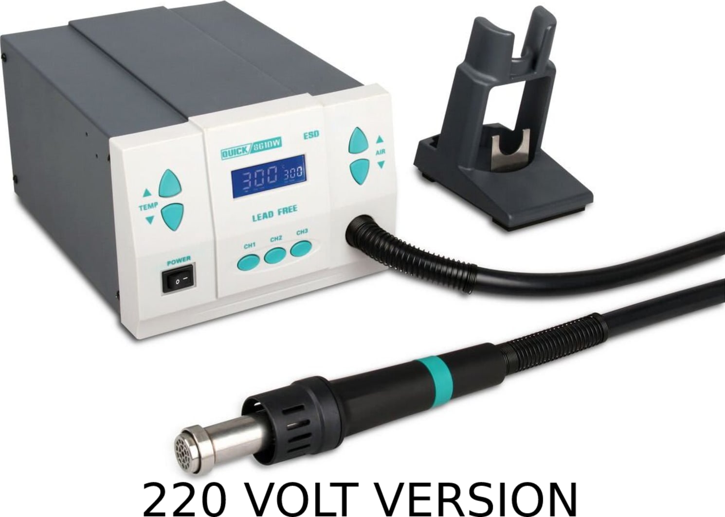 Quick 861DW - Hot Air Station (1000 Watt), 220 VOLT VERSION