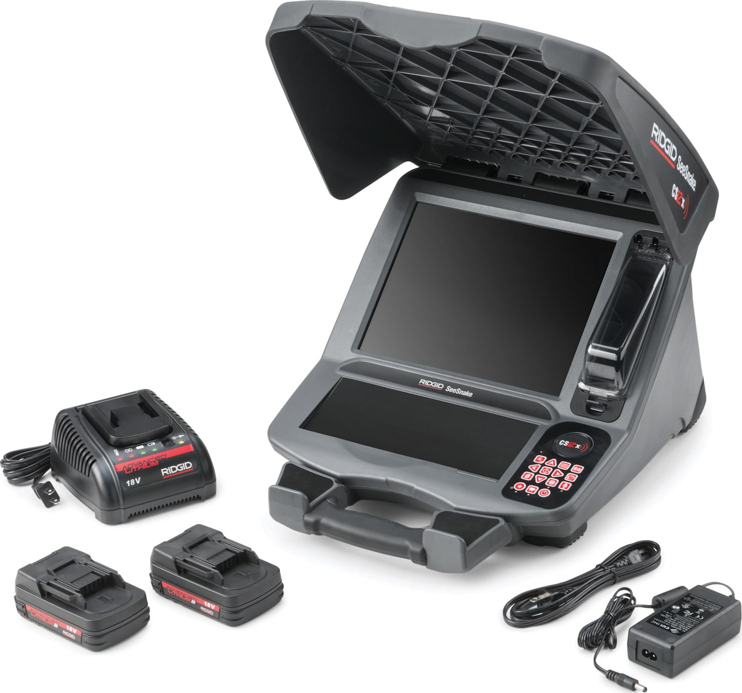 RIDGID CS12x Digital Reporting Monitor Kit with WiFi, 18V Batteries/Charger